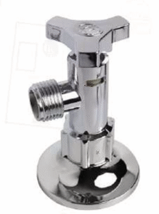 VÁLVULA DE REGULACIÓN PLÁSTICA CROMO DE 1/2 X 1/2