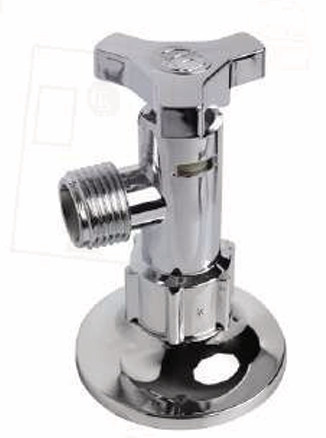 VÁLVULA DE REGULACIÓN PLÁSTICA CROMO DE 1/2 X 1/2