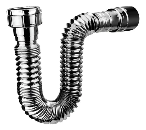 SIFON DE UNA SALIDA CROMADO LINEA ECONOMICA