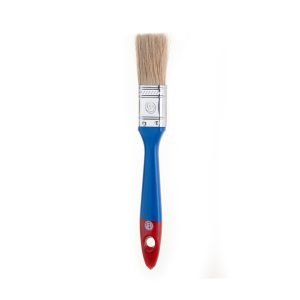 BROCHA BOCCHERINI CERDA MONA MANGO PLASTICO COLOR AZUL Y ROJO 1/2°