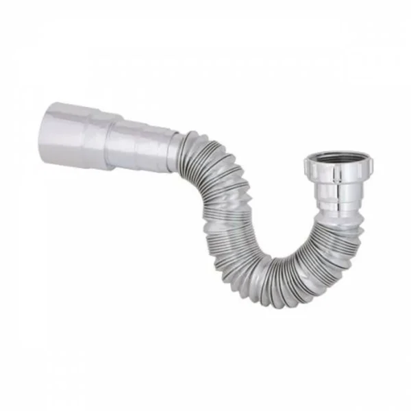 SIFON MOVIBLE MULTIUSOS DE UNA SALIDA CROMADO