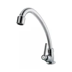 LLAVE SENCILLA LAVAPLATOS CROMADA MANIJA TIPO PALANCA