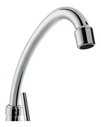 LLAVE SENCILLA LAVAPLATOS CROMADA MANIJA TIPO PALANCA