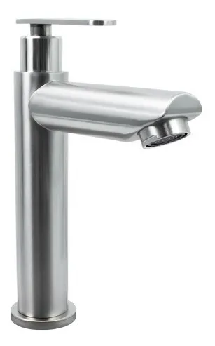 LLAVE SENCILLA LAVAMANOS EN ACERO INOXIDABLE # 304 5