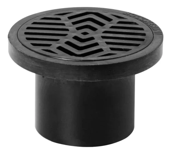 REJILLA SIFON 3X2 EN PVC NEGRO