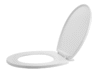 ASIENTO SANITARIO REDONDO DE CAIDA LENTA BLANCO