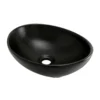 Lavamanos ovalado negro Boccherini