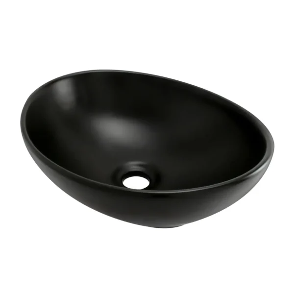 Lavamanos ovalado negro Boccherini