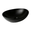 Lavamanos ovalado negro Boccherini