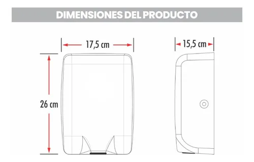 SECADOR PARA MANOS CROMADO