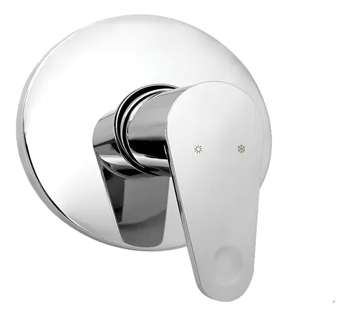 YW386-1 REGISTRO MEZCLADOR DUCHA EN ABS CROMADO