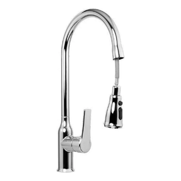 MEZCLADOR LAVAPLATOS EN ZINC CROMADO MANIJA EN ZINC