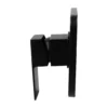 REGISTRO MEZCLADOR DE DUCHA CUADRADO CUERPO EN LATON MANIJA EN ZINC CARTUCHO CERAMICO 35MM COLOR NEGRO