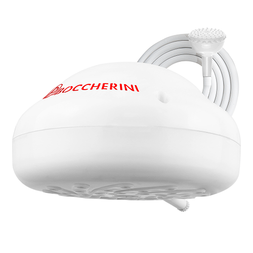 1101110-5 Ducha Eléctrica Boccherini Premium Zent Blanca