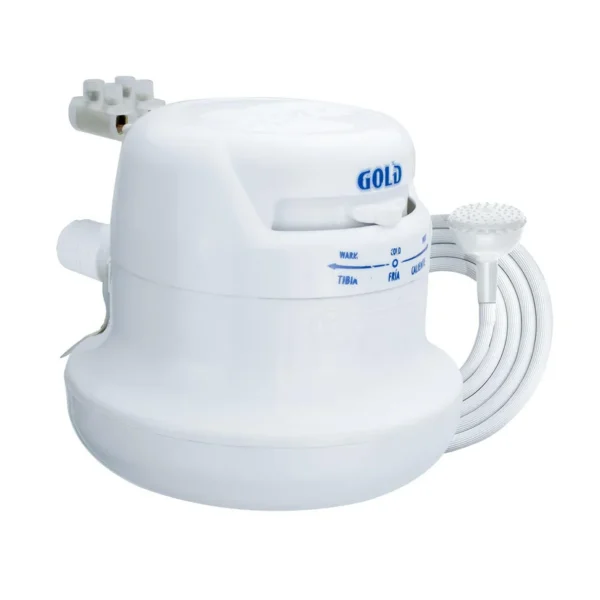 Ducha Electrica Boccherini Gold  con manguera