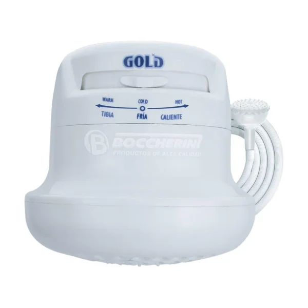Ducha Electrica Boccherini Gold  con manguera