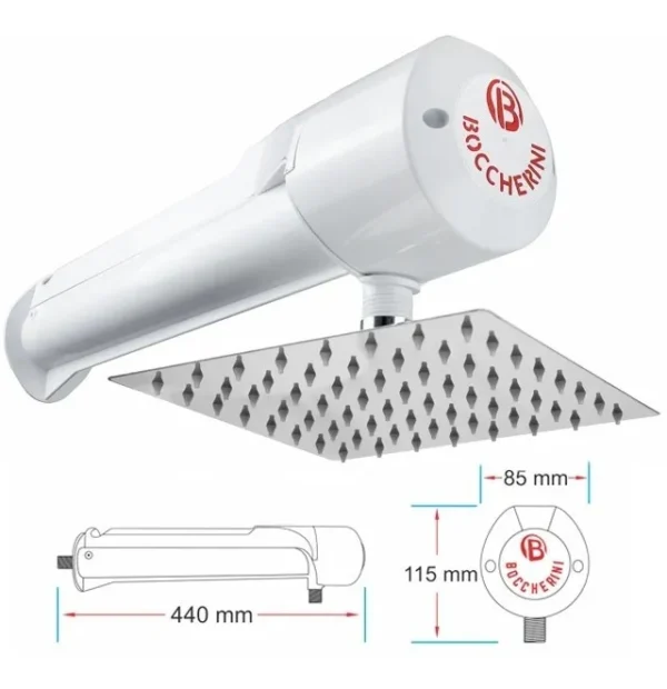 DUCHA HORIZONTAL LUSSO BLANCA 110V