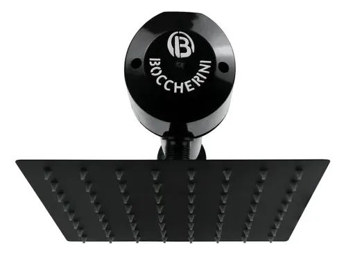 Ducha Eléctrica Lusso Automática Negra Boccherini Color Negro