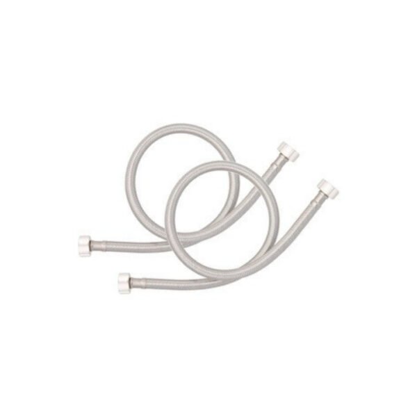 PAR DE ACOPLES METALICO TUERCA ACERO 1/2*1/2 50CM