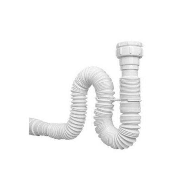 SIFON FLEXIBLE EXTRALARGO NACIONAL BLANCO