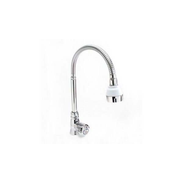 YW086 LLAVE SENCILLA LAVAPLATOS MESON CON ECONOMIZADOR CUERPO EN ABS MANIJA TIPO POMO