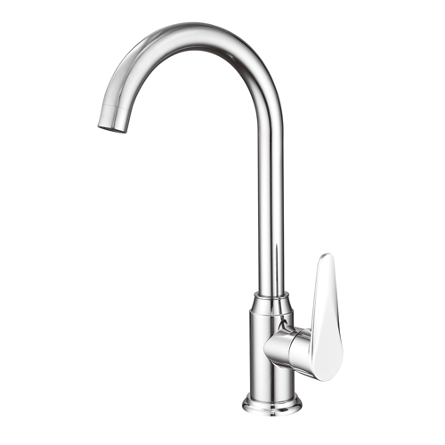 YW099 Mezclador Monocontrol Lavaplatos Manija Tipo Palanca Cromada