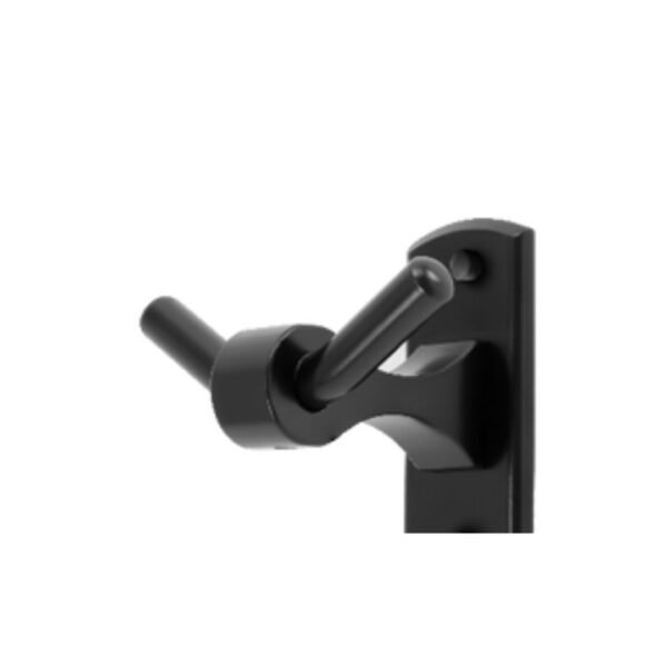 PERCHERO DOBLE BASE RECTANGULAR EN ALUMINIO COLOR NEGRO