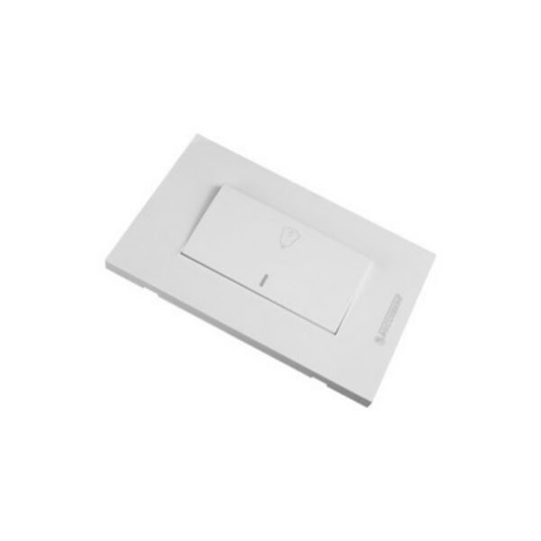 PULSADOR SENCILLO PARA TIMBRE 10A 110V-250V  COLOR BLANCO