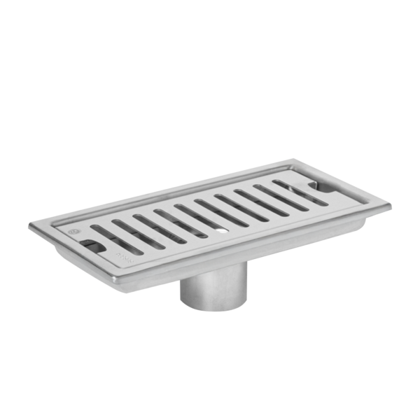 REJILLA PISO EN ACERO INOX # 304 10*20CM