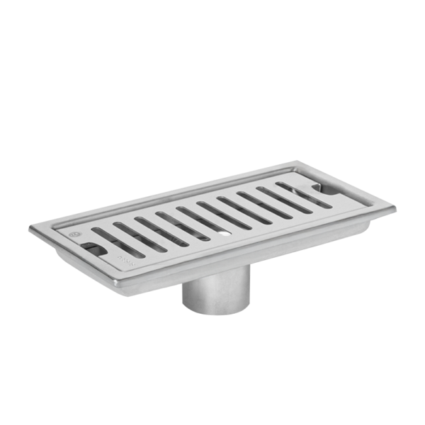 REJILLA PISO EN ACERO INOX # 304 10*20CM