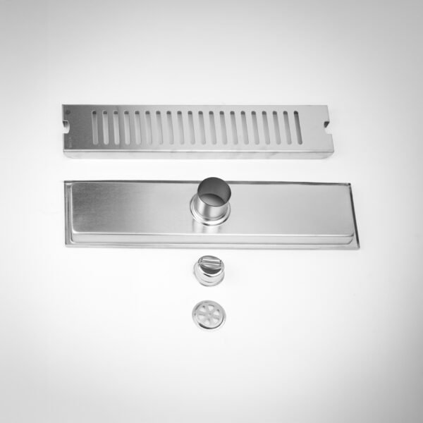 REJILLA PISO EN ACERO INOX # 304 10*40CM
