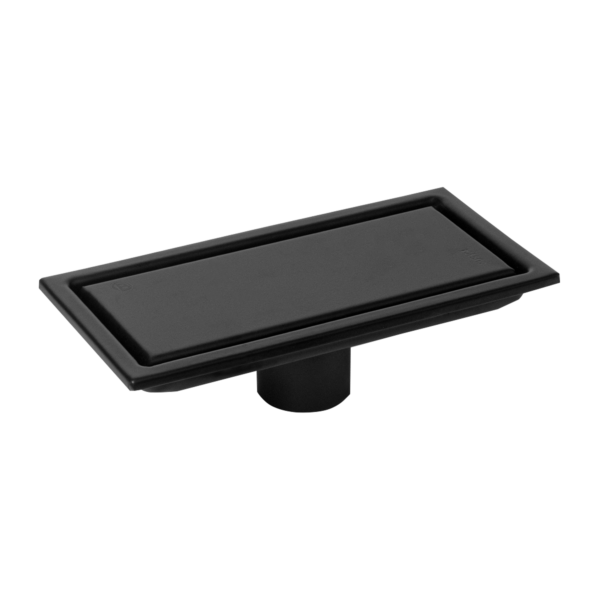 REJILLA PISO EN ACERO INOX # 304 10*20CM COLOR NEGRO