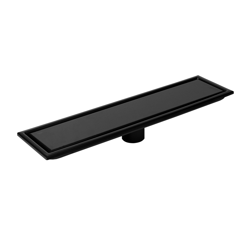 Rejilla Piso en Acero Inox #304 10x40cm Color Negro