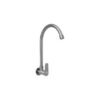 YW626-11 LLAVE SENCILLA DE PARED COLOR GRIS CUERPO EN ACERO INOX # 304 MANIJA EN ACERO INOX CARTUCHO EN LATON PESO: 300 G