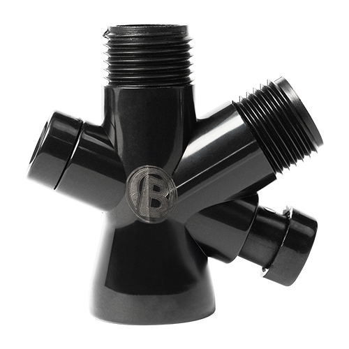 1184-02-07 VALVULA DESVIADORA COLOR NEGRO