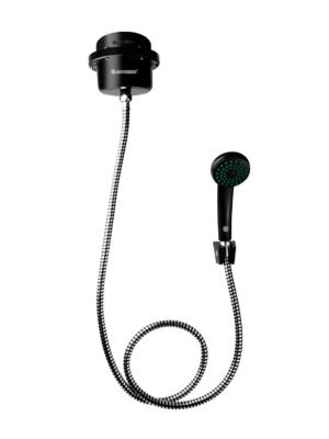 Ducha Victory Dirigible Negra Slim 220V