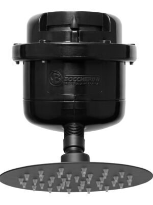 Ducha Fusion Dirigible Negra Slim 220V