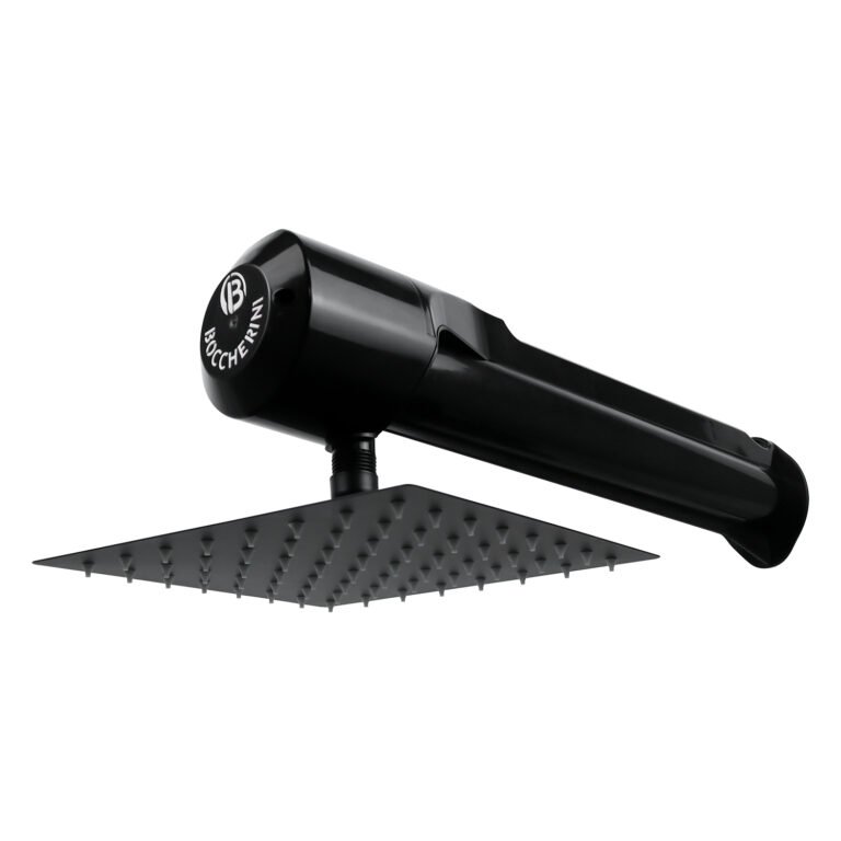 Ducha Horizontal Lusso Negra 220V