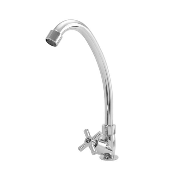 AG-S1006_2 Llave Sencilla Lavaplatos ABS Manija Tipo Cruceta