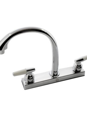 Mezclador Lavaplatos - Lavamanos 8" en ABS Manija Tipo Palanca