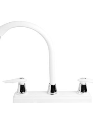 BCH-123_2 Mezclador Lavaplatos Extraible en Acero Inoxidable # 304 Incluye Mangueras Color Negro