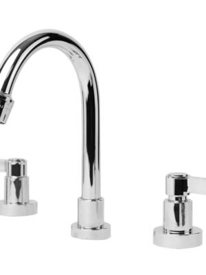 BCH-132_2 Mezclador Lavamanos Bajo Extraible Cuerpo en Laton Manija en Zinc Cartucho Ceramico 35mm Cromado