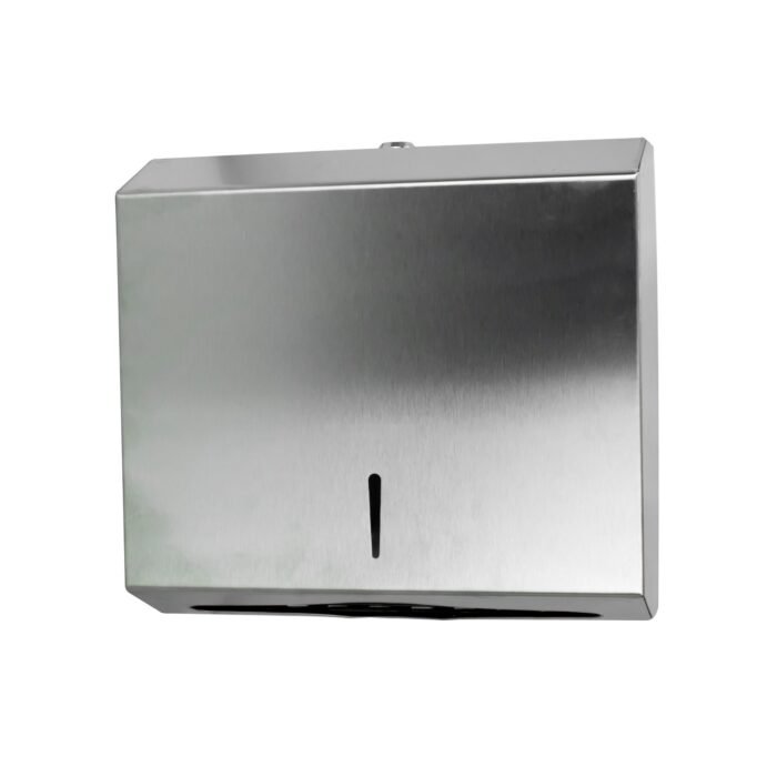 Dispensador de Toallas de Papel en Acero Inoxidable # 201. Tamaño 285 x 100 x 263 mm