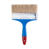 HB134 BROCHA BOCCHERINI CERDA MONA MANGO PLÁSTICO COLOR AZUL Y ROJO 6°