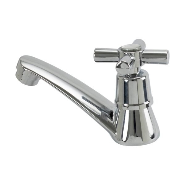 Llave Metalica Lavamanos Sencilla Tipo Cruceta