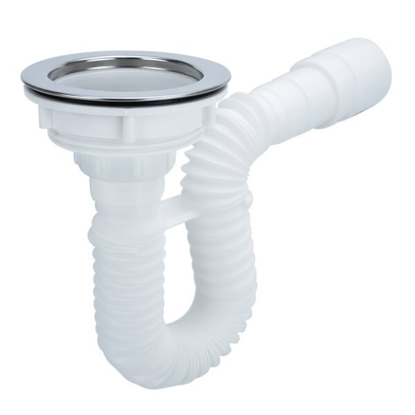 SCLP_2 Sifon Flexible con Canastilla para Lavaplatos