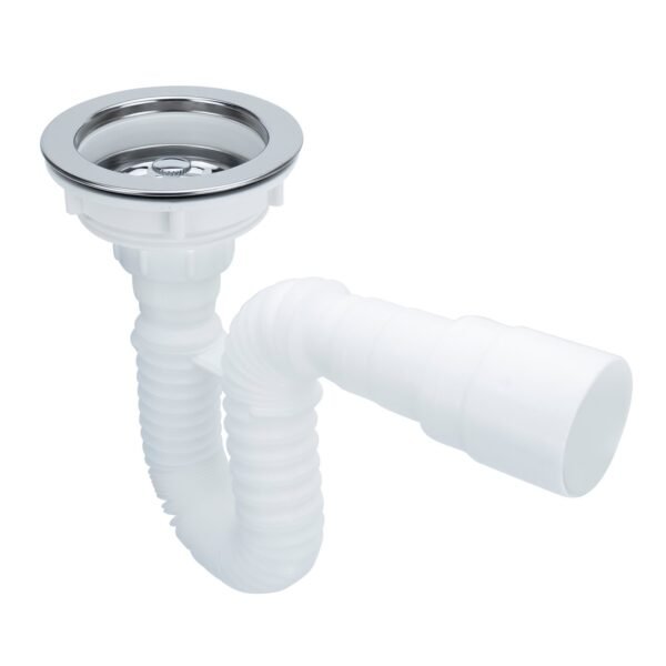 SCLP_4 Sifon Flexible con Canastilla para Lavaplatos