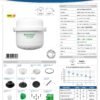 DUCHA VICTORY BLANCA SIN MINIDUCHA 110V ECO