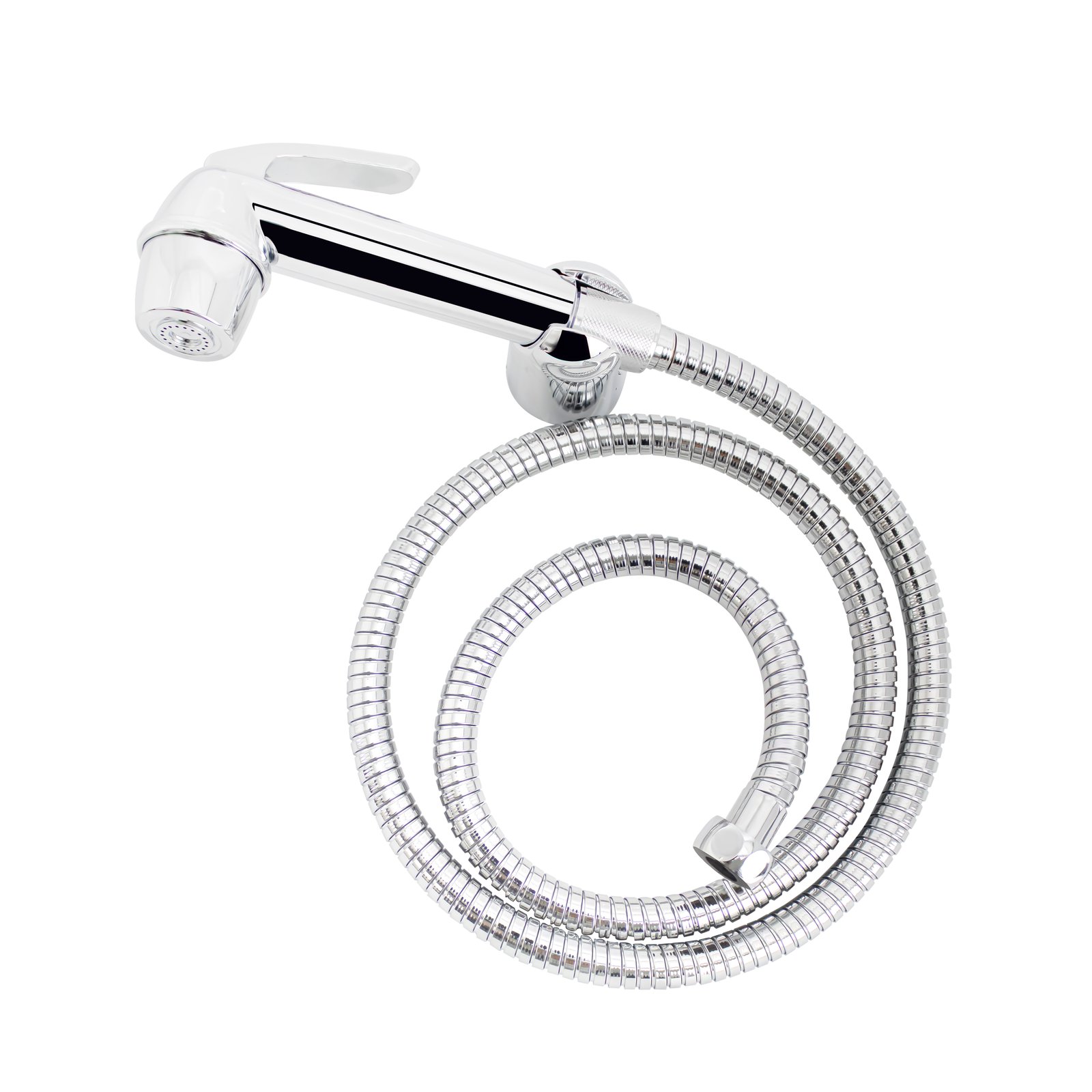 Regadera Bidet ABS Cromada Manguera Acero Inoxidable 1.2 Mts