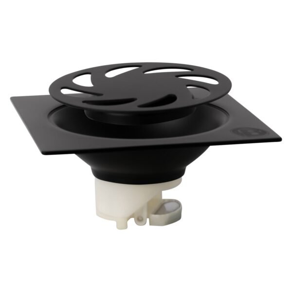 Rejilla para Piso en Acero Inoxidable Color Negro 10cm x 10cm x 4.5cm D-3